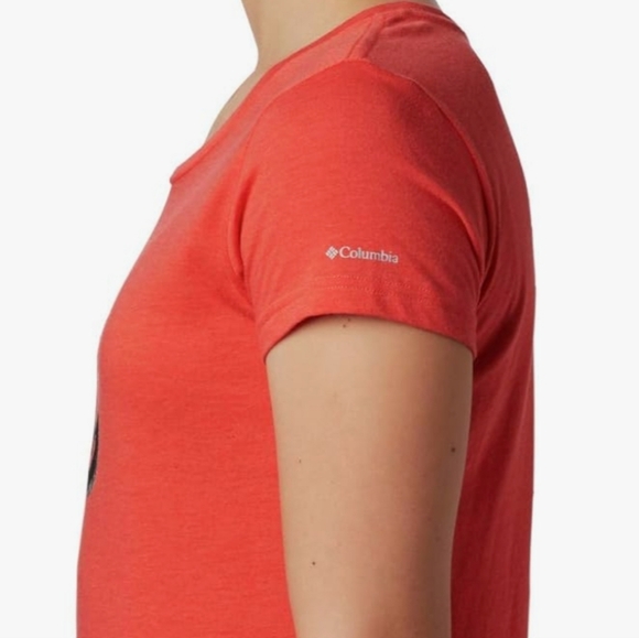 Columbia Smores Squirrel Orange T-shirt Sz SM Gorpcore Cabincore Camping - Picture 6 of 12